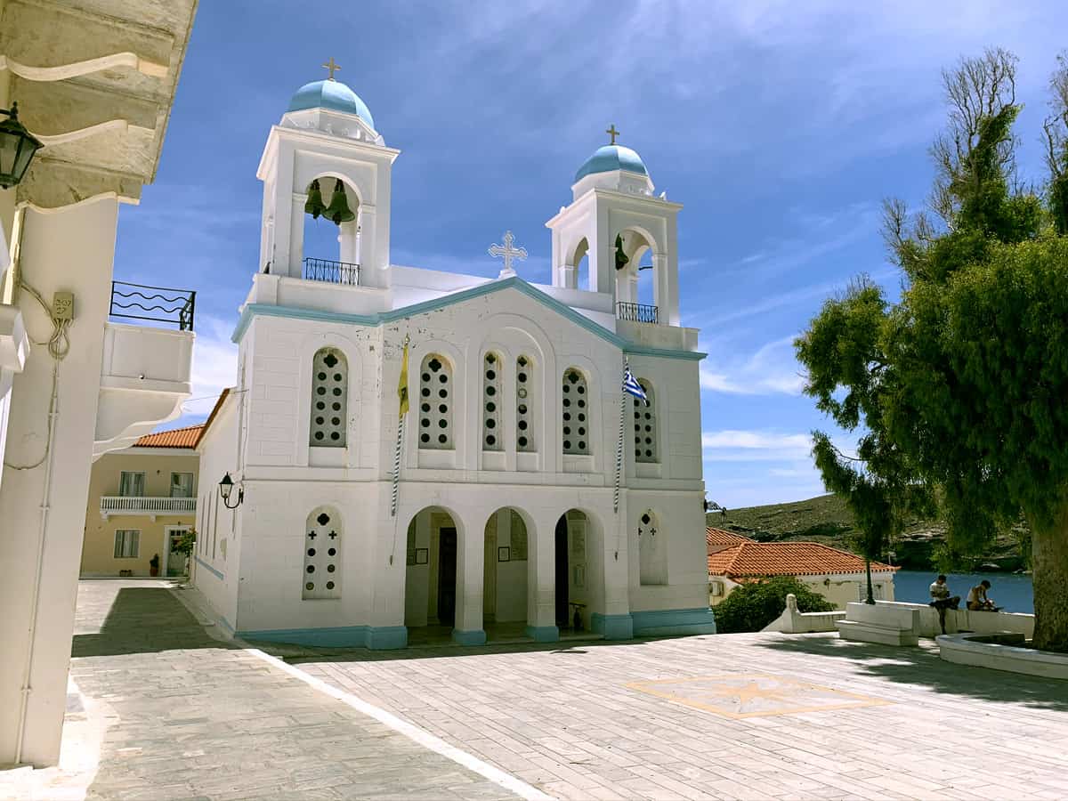  a pretty church in Andros Chora