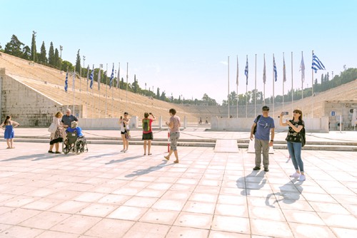 The Olympic stadium in Athens